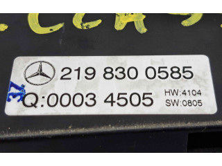 Блок управления климат-контролем A2198300585   Mercedes-Benz CLS C219