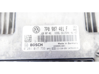 Řídící jednotka 7P0907401F, 4G0907401   Volkswagen Touareg II 2012
