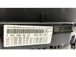 Přístrojová deska  Mercedes-Benz C W205 2014 A2C94045900, A2059009215  