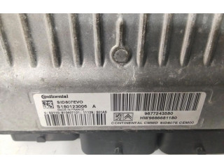 Блок управления двигателем ECU 9677243580   Peugeot  508 RXH  2011 - 2018 года