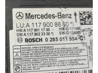 Блок подушек безопасности A1179008600, A1179011700   Mercedes-Benz CLA C117 X117 W117