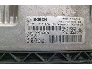 Комплект блоков управления 0281037198, 0281037195   Peugeot 208