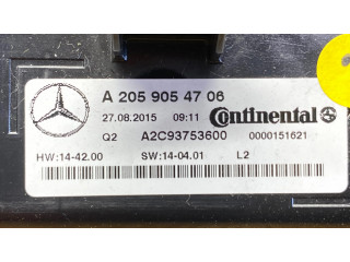 Блок управления климат-контролем A2059054706, 0000151621   Mercedes-Benz C W205