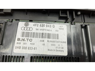 Блок управления климат-контролем 4F2820043Q   Audi A6 S6 C6 4F