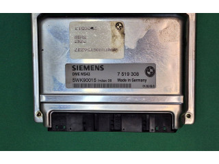 Блок управления двигателя 7519308, DMEMS43    BMW 5 E39 1996 - 2003 года