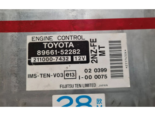 Блок управления двигателя 8966152282, 2110007432   Toyota Yaris Verso   