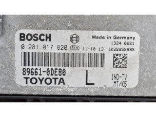 Блок управления двигателем Блок управления 89661-0DE80, 89661-0DE80   Toyota Yaris