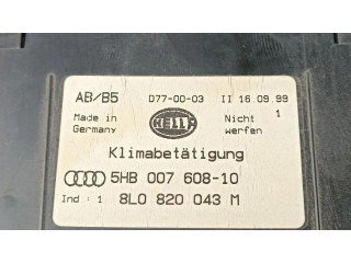 Модуль блока управления кондиционером 8L0820043M, 5HB00760810   Audi A3 S3 8L