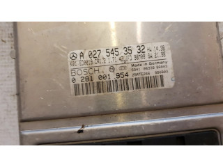 Řídící jednotka A0275453532, 0275453532   Mercedes-Benz A W168 2002