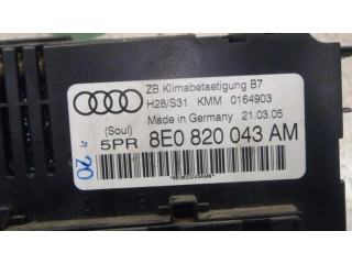 Блок управления климат-контролем 8E0820043BM5PR, 8E0820043AM   Audi A4 Allroad