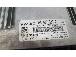 Блок управления двигателя 05L907309C, 0281035649   Audi A3 8Y