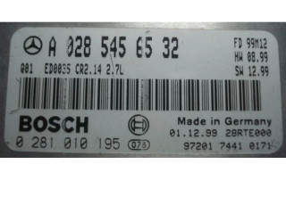 Řídící jednotka A0285456532, 0281010195   Mercedes-Benz E W210 1999