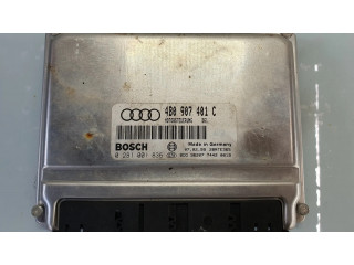 Блок управления двигателя 4B0907401C, 0281001836   Audi A6 S6 C5 4B