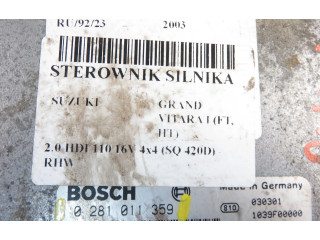 Řídící jednotka ZY34027474, 0281011359   Suzuki Grand Vitara I 2003