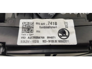 Přístrojová deska  Skoda Fabia Mk3 (NJ) 2016 6V0920741B, 6V0920741B  