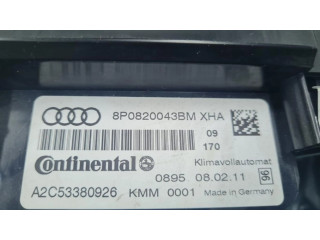 Блок управления климат-контролем 8P0820043BM, MANDOCLIMATIZADOR   Audi A3 S3 A3 Sportback 8P