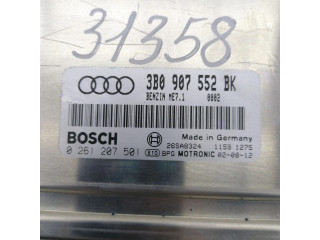 Блок управления двигателя 3B0907552BK, 0261207501   Audi A6 S6 C5 4B