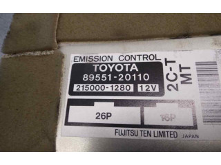 Řídící jednotka 8955120110, 2150001280   Toyota Carina T210 1997