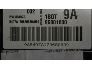 Блок управления двигателя 96801800, 5WY5407A   Chevrolet Matiz