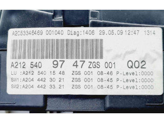 Přístrojová deska  Mercedes-Benz E W212 2010 A2125409747  