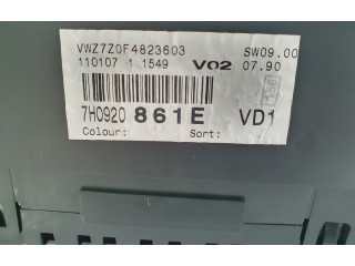 Přístrojová deska  Volkswagen Transporter - Caravelle T5 2007 7H0920861E  