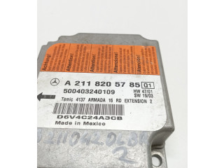 Блок подушек безопасности A2118205785, 500403240109   Mercedes-Benz E W211