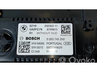 Přístrojová deska  BMW 5 G30 G31 2020 021566, 62105A2FC79  