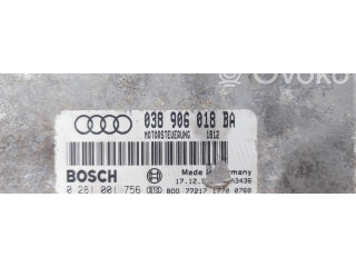 Блок управления двигателя 038906018BA, 7721717700   Audi A3 S3 8L