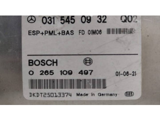Блок управления ABS 0315450932, 0265109497   Mercede-Benz S AMG W221