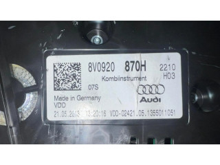 Панель приборов 8V0920870H, CUADROINSTRUMENTOS   Audi A3 S3 8V       