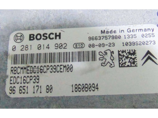 Řídící jednotka 0281014902, 9663757980   Peugeot 4007 2009