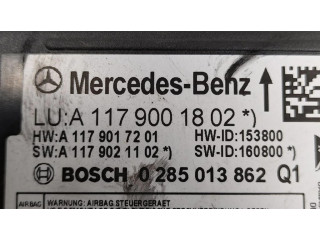 Блок подушек безопасности A1179001802, A1179017201   Mercedes-Benz CLA C117 X117 W117