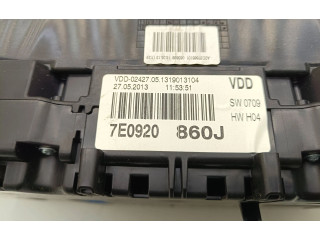 Přístrojová deska  Volkswagen Transporter - Caravelle T5 2013 7E0920860J, VDD02427  