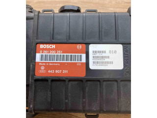Řídící jednotka 443907311, 0261200251   Audi 80 90 B3 1986