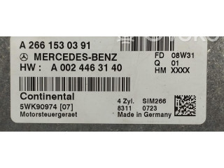 Řídící jednotka A2661530391, A2661530391   Mercedes-Benz A W169 2007