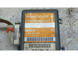 Блок подушек безопасности 8A0959655C, 0285001038   Audi 80 90 B3
