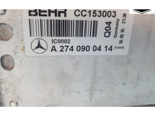 Интеркулер  A2740900414, A2740900414   Mercedes-Benz C W205 