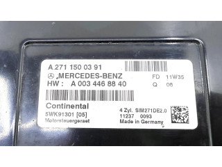 Řídící jednotka A2711500391, A0004468840   Mercedes-Benz C W204 2011