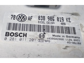 Блок управления двигателем Блок управления 038906019KE, 0281011201   Volkswagen PASSAT B5.5