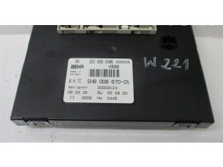 Блок управления климат-контролем 2218300185   Mercedes-Benz S W221