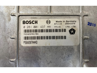 Блок управления двигателя 0281001437, P56028704AD   Jeep Grand Cherokee