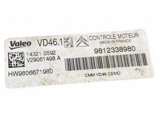 Řídící jednotka 9812338980, 143210592   Peugeot 308 2015