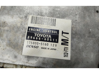 Блок управления двигателем Блок управления 89666-60511   Toyota Land Cruiser (J120)