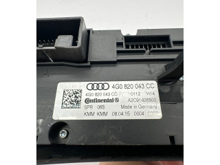 Блок управления климат-контролем 4G0820043CC, A2C91426800   Audi A6 S6 C7 4G