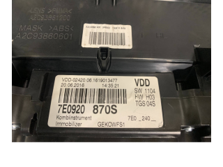 Панель приборов 7E0920870S, A2C93861200   Volkswagen Transporter - Caravelle T6       