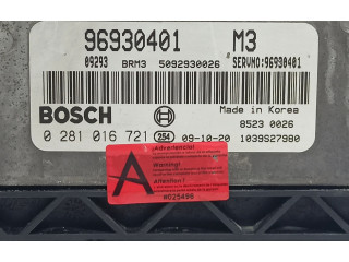 Řídící jednotka 96930401, 0281016721   Chevrolet Epica 2010