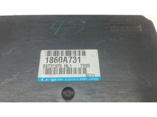 Řídící jednotka 1860A731, E6T70975   Mitsubishi Lancer VIII 2008