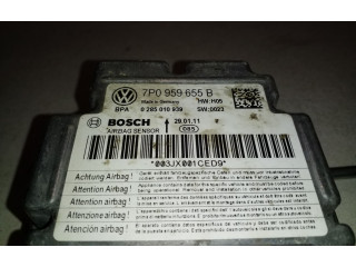 Блок подушек безопасности 0285010939, 7P0959655B   Volkswagen Touareg II