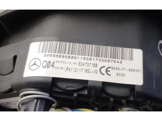 Подушка безопасности водителя 634737100, 0589P1000301   Mercedes-Benz GLE (W166 - C292)