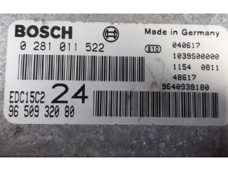 Řídící jednotka 9650932080, 0281011522   Peugeot 807 2004